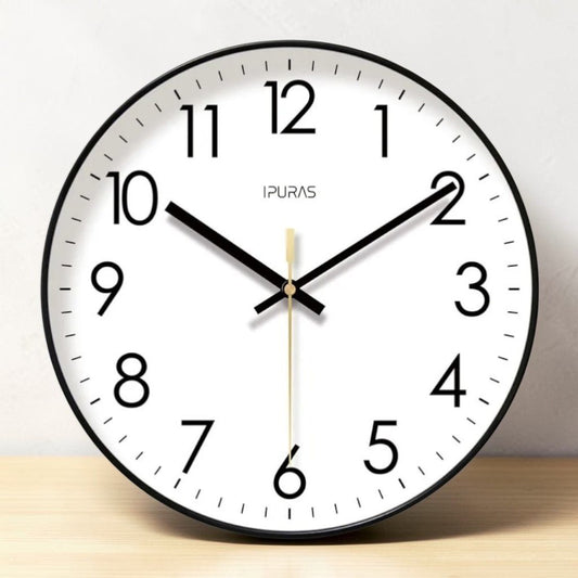 Ventayo – Nordic Minimalist Wall Clock with Silent Quartz Movement | Stylish Timepiece for Modern Interiors