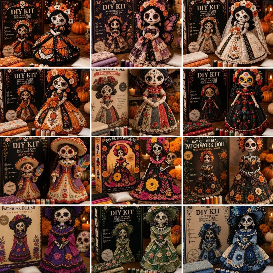 Day of the Dead DIY Doll Kit – Ventayo