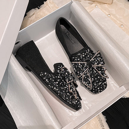 Luciana Beautiful Sparkling Rhinestone Shoes