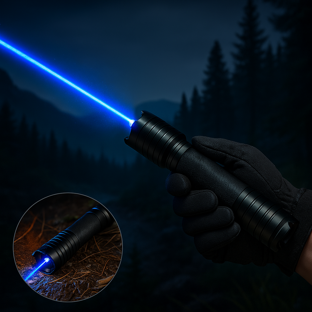 Ventayo – Outdoor Essentials | High-Intensity Laser Torch with Adjustable Focus | Tactical Flashlight for Survival and Exploration