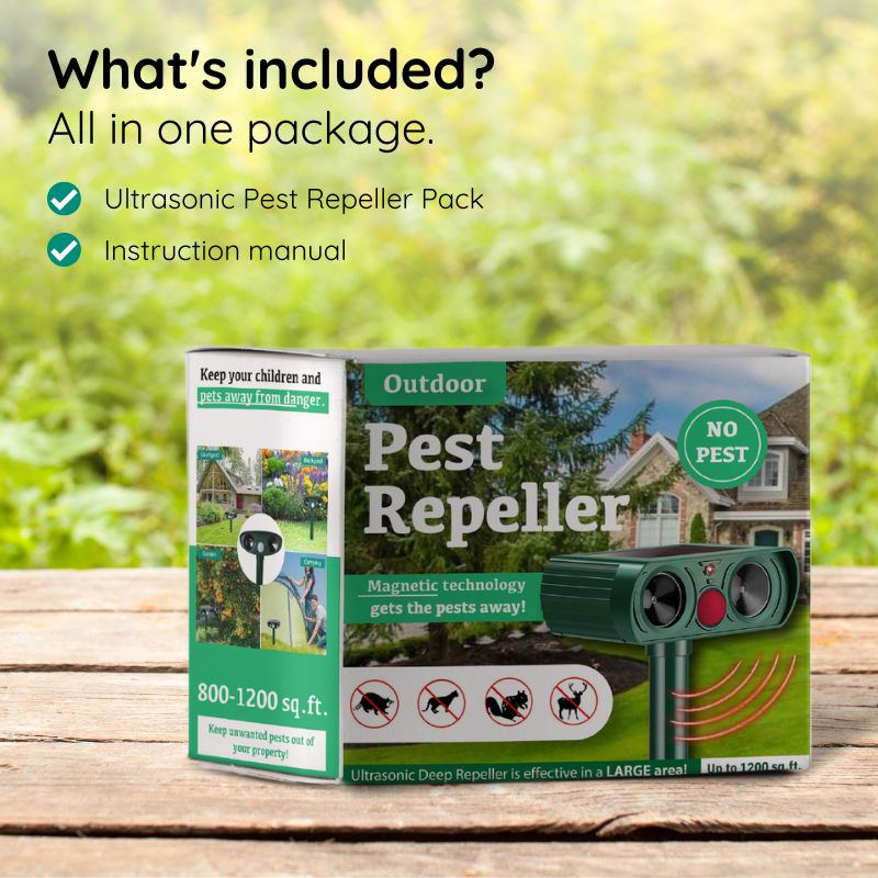 Infrared Solar Powered Animal Pest Repeller