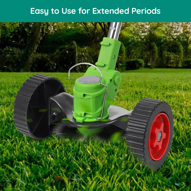 Cordless Grass Strimmer – Battery Powered Garden Trimmer with Steel Blades | Ventayo