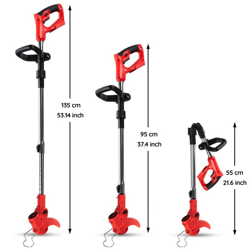 Cordless Grass Strimmer – Battery Powered Garden Trimmer with Steel Blades | Ventayo