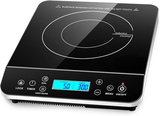 Ventayo – Portable Induction Cooktop | 1800W with Precise Temperature Control | Compact Design for Efficient Cooking