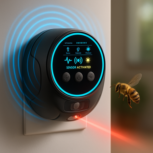 Ventayo – Rodent Defense | Ultrasonic Mouse Repellent with Silent Operation | Plug-In Design for 3200 sq ft Coverage