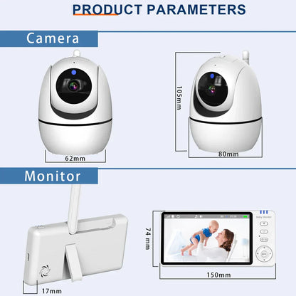 5.0-Inch Wireless Video Baby Monitor – ABM501