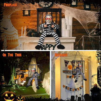 Scary Skeleton Prisoner Halloween Decoration – Ventayo