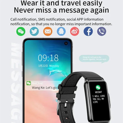 Smartwatch für Herren & Damen – Voller Touch Fitness- & Gesundheitstracker