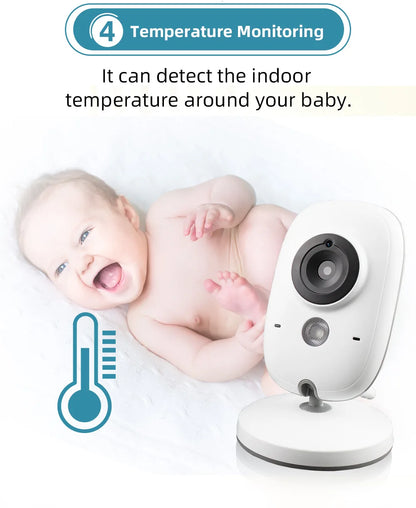 3.2-Inch Wireless Video Baby Monitor 