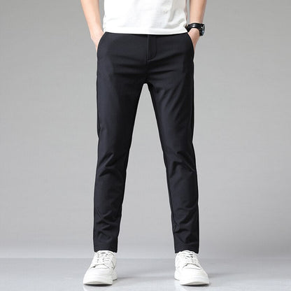 PORTO Slim Chino Pants – Men’s Stretch Cotton Slim Fit Business Casual Trousers