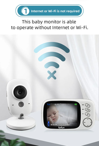 3.2-Inch Wireless Video Baby Monitor 
