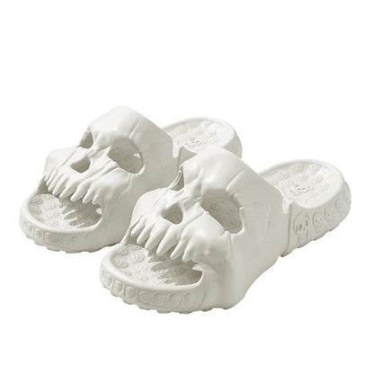 Skeleton Skull Thick Sole Slippers – Ventayo