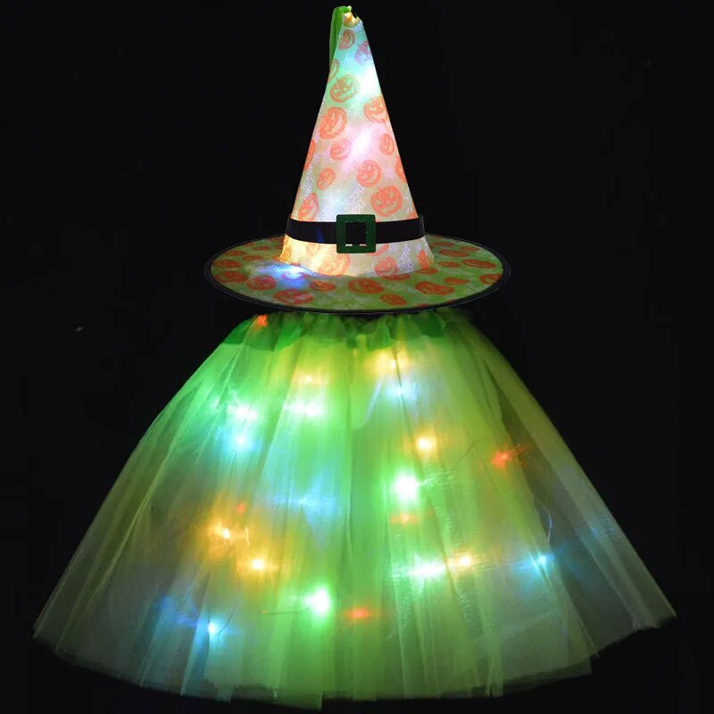 Glow Witch Luminous Kids Costume – Ventayo