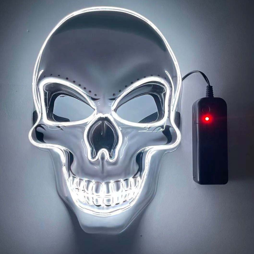 Neon LED Skeleton Party Mask – Ventayo