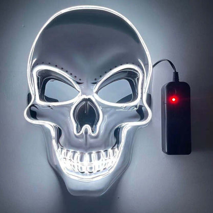 Neon LED Skeleton Party Mask – Ventayo
