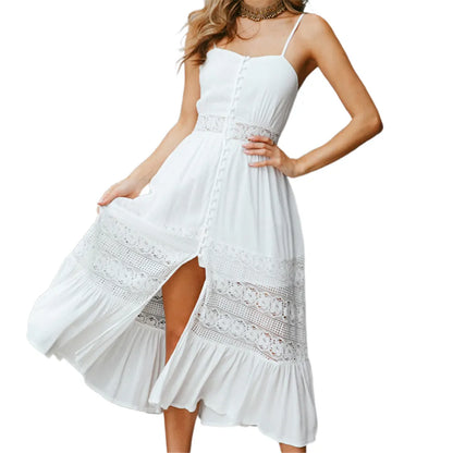 Trendy Casual Beachwear Cover-ups Outfits Hippie Chic Long Maxi  Party Elegant Dresses