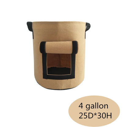 Felt Plant Grow Bags – 3 Sizes Available