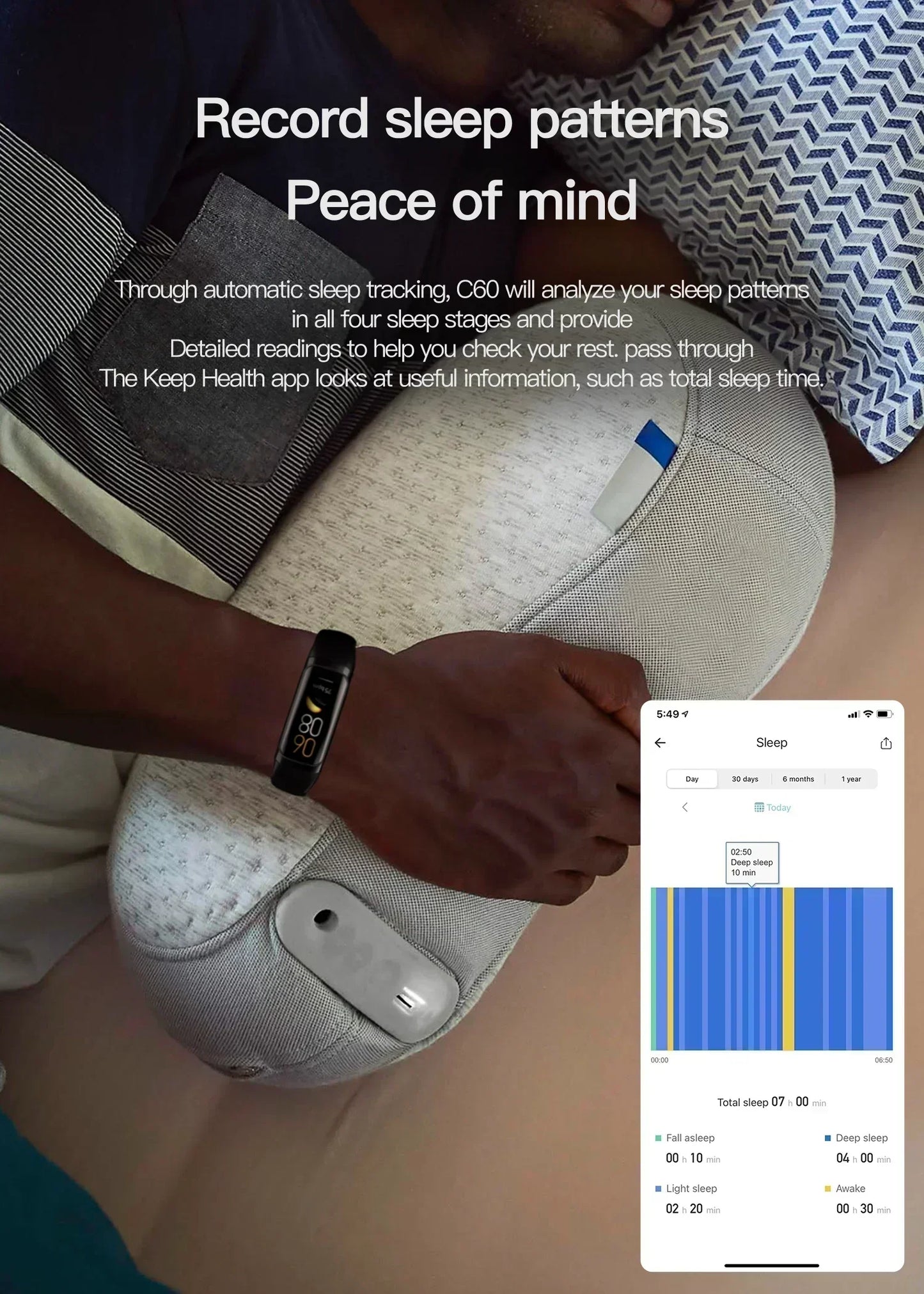 Smartwatch with Full Touch Screen – ECG Fitness Tracker & Heart Rate Monitor