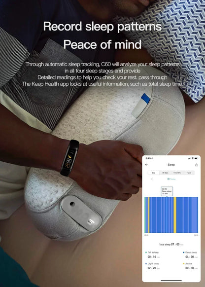 Smartwatch with Full Touch Screen – ECG Fitness Tracker & Heart Rate Monitor