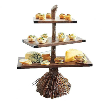 3-Tiered Witch Broom Shape Stand – Ventayo