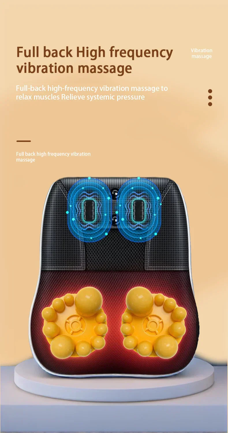 Electric Shiatsu Neck & Body Massager with Heat & Vibration
