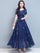 Maxi Dress Chiffon Floral Party Elegant Evening Dresses