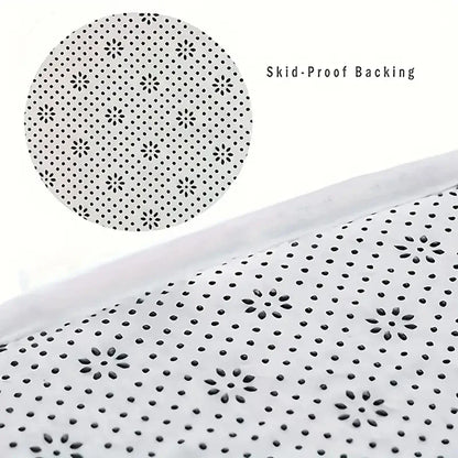 Chic Cobblestone Design Kitchen Mat – Soft, Washable & Anti-Skid