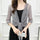 Half Sleeve Lightweight Jacket See-through Loose Blouse