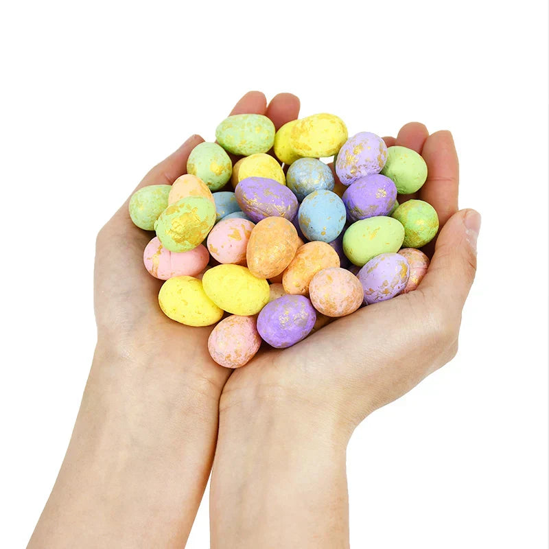 50Pcs Mini Foam Easter Eggs