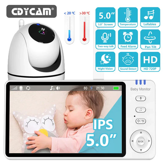 5.0-Inch Wireless Video Baby Monitor – ABM501