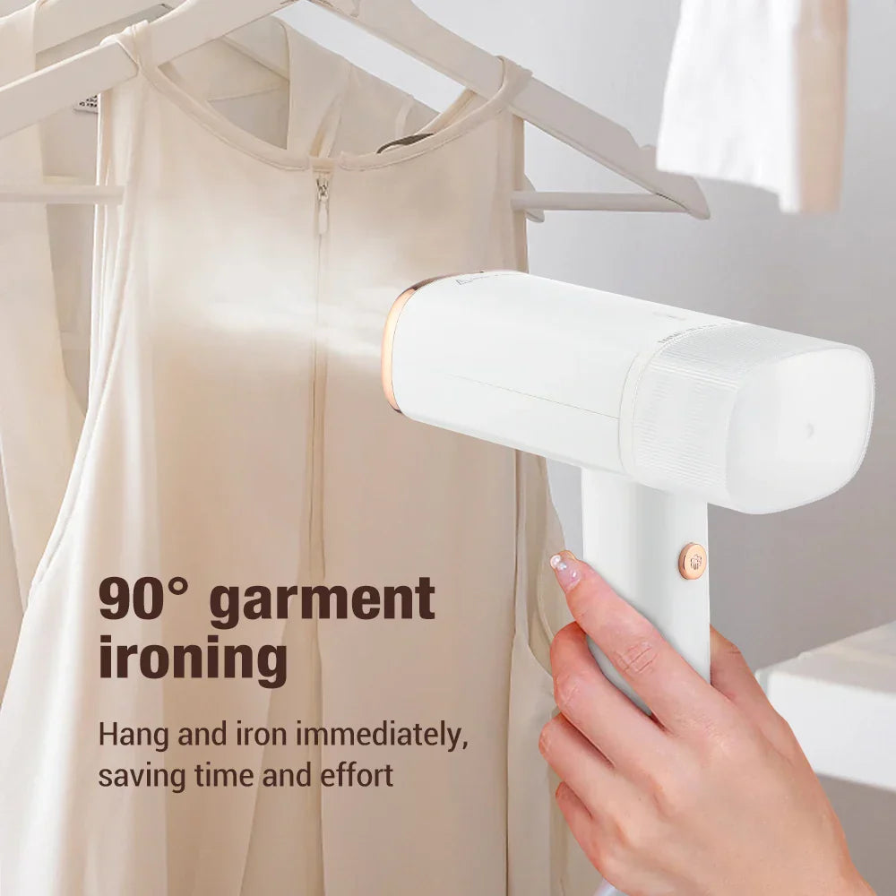 130ML Handheld Garment Steamer – Fast-Heat 1000W Fabric Steamer for Home & Travel