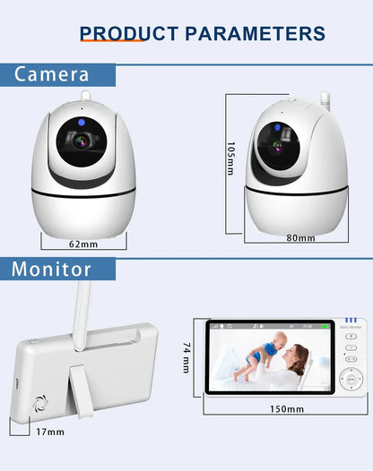 5.0-Inch Wireless Video Baby Monitor – ABM501