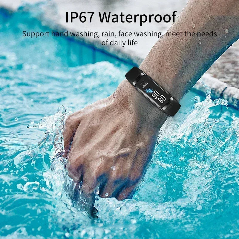 Smartwatch with Full Touch Screen – ECG Fitness Tracker & Heart Rate Monitor