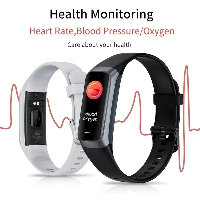 Smartwatch with Full Touch Screen – ECG Fitness Tracker & Heart Rate Monitor