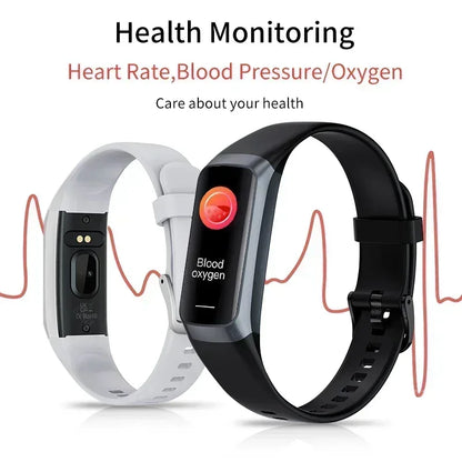 Smartwatch with Full Touch Screen – ECG Fitness Tracker & Heart Rate Monitor