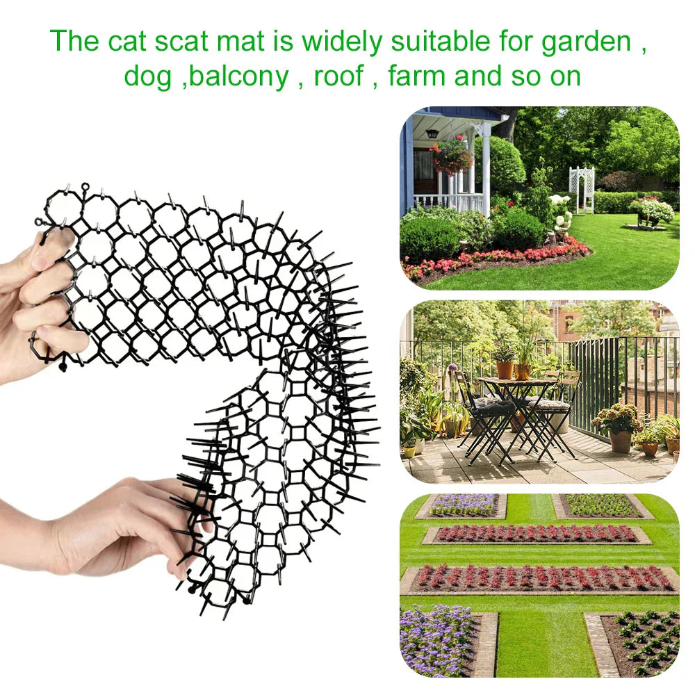 Bande anti-piqûres de jardin – Dissuasion humaine pour chats et nuisibles