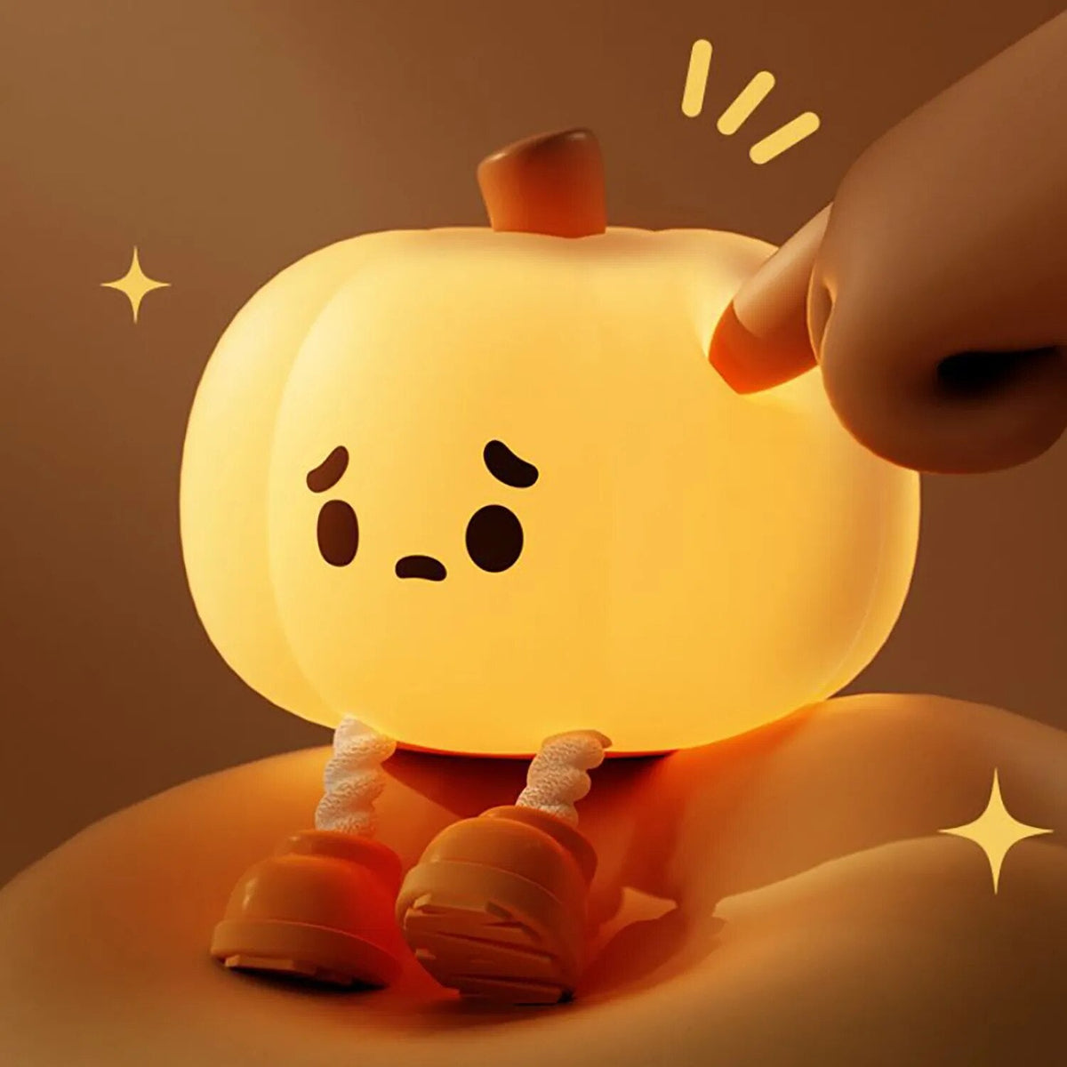Sad Pumpkin Touch Sensor Lamp Decor – Ventayo