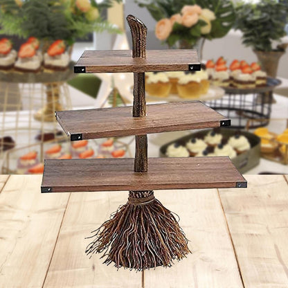 3-Tiered Witch Broom Shape Stand – Ventayo