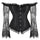 Lace Blossom Renaissance Allure: Floral Long-Sleeve Corset