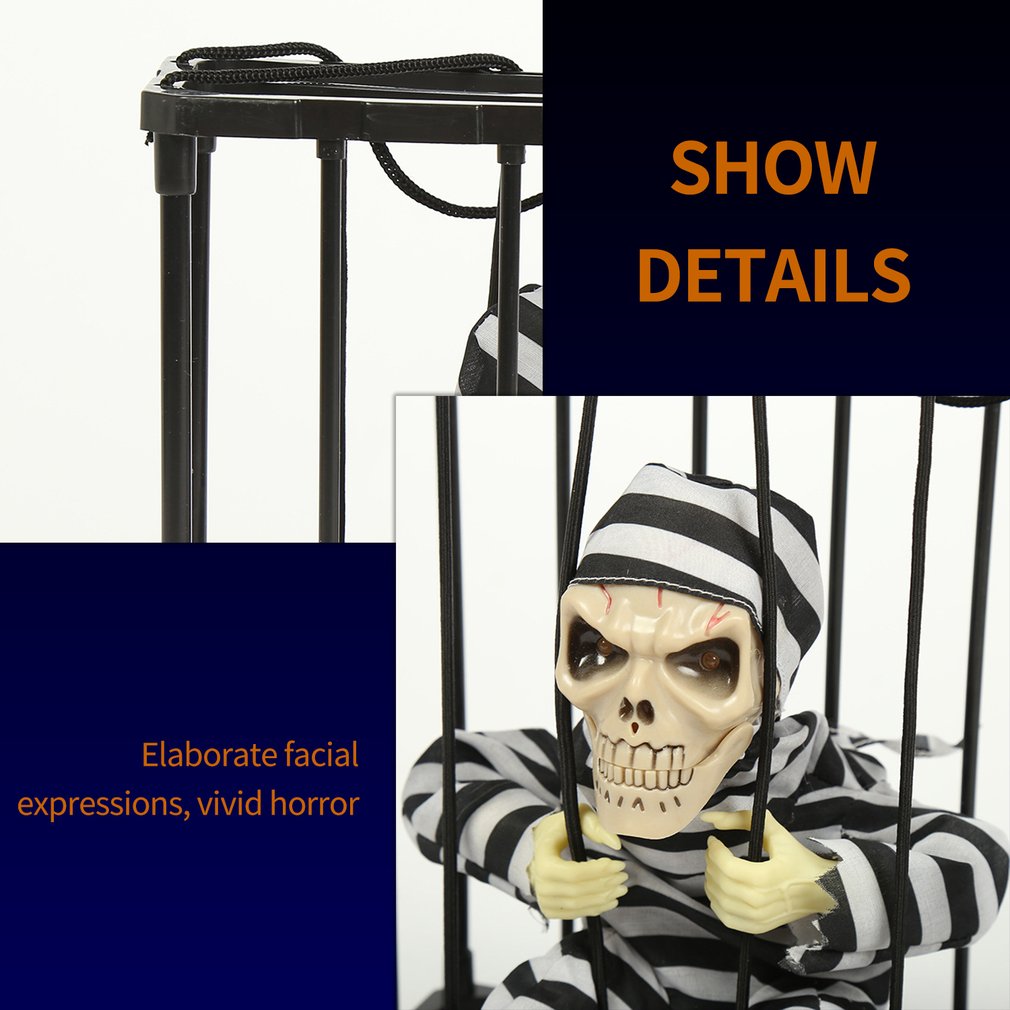 Scary Skeleton Prisoner Halloween Decoration – Ventayo