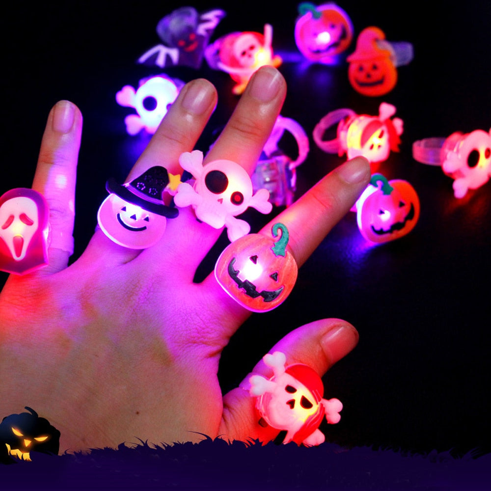 Glowing Ghost Skull Rings – Ventayo