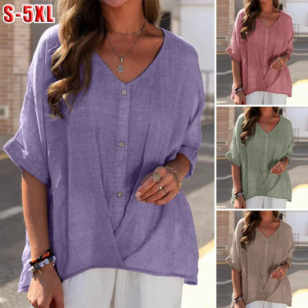 Women Casual Loose Shirts