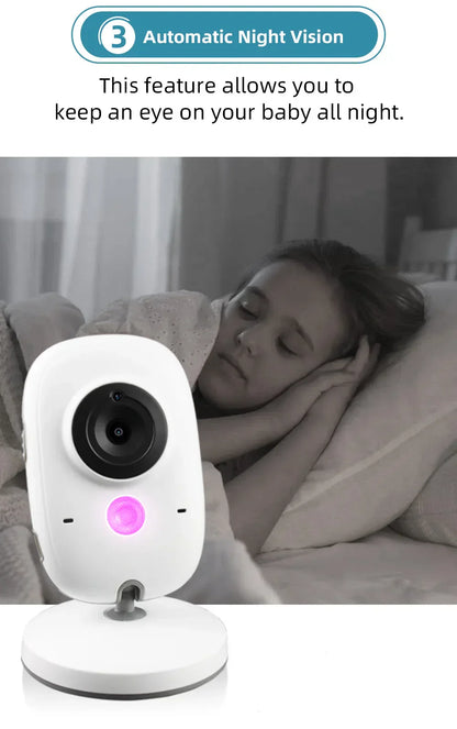 3.2-Inch Wireless Video Baby Monitor 