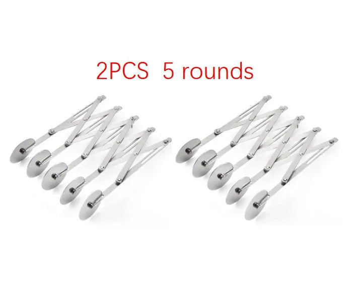 Stainless Steel Multi-Wheel Dough Divider – Adjustable Pastry Cutter