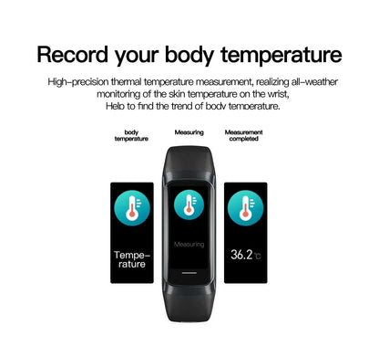 Smartwatch with Full Touch Screen – ECG Fitness Tracker & Heart Rate Monitor
