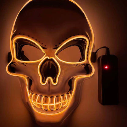 Neon LED Skeleton Party Mask – Ventayo