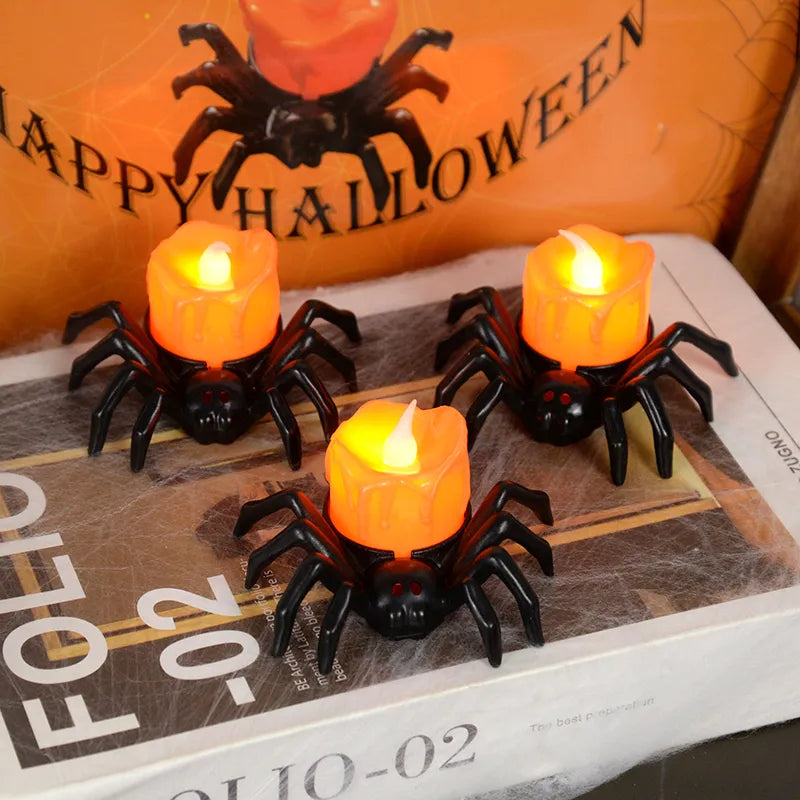 Spooky Spider LED Decor Candle – Ventayo