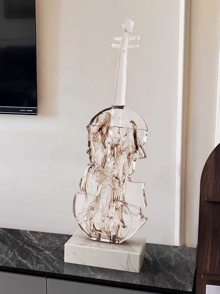 Abstract Violin Sculpture