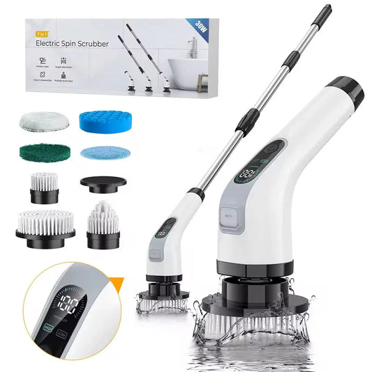Cordless Electric Cleaning Brush – Powerful Spin Scrubber for Bathroom & Kitchen