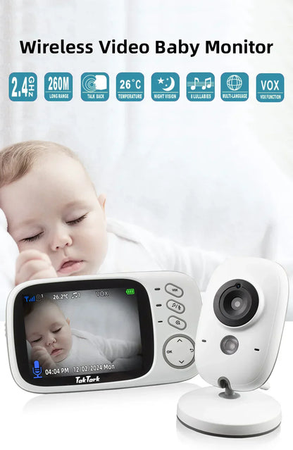 3.2-Inch Wireless Video Baby Monitor 
